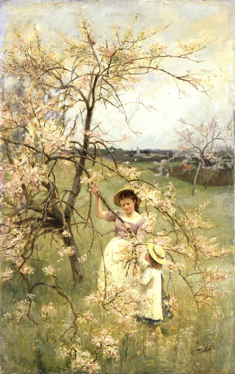 Vår, ca 1880 av Henry George Todd