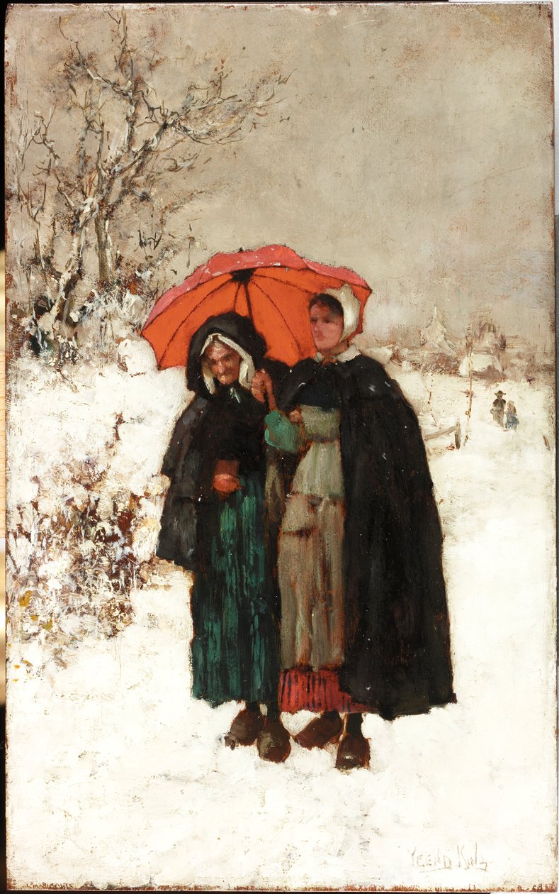 Julmorgon, ca 1900 av Henry John Yeend King