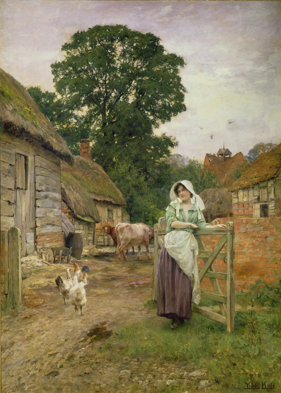 The Milkmaid av Henry John Yeend King