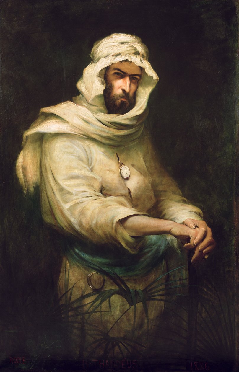 Pierre Savorgnan de Brazza (1852-1905) 1886 av Henry Jones Thaddeus
