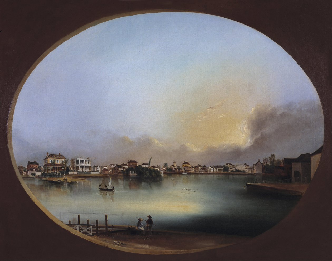 Utsikt över Charleston (utsikt från väst) av Henry Joseph Jackson