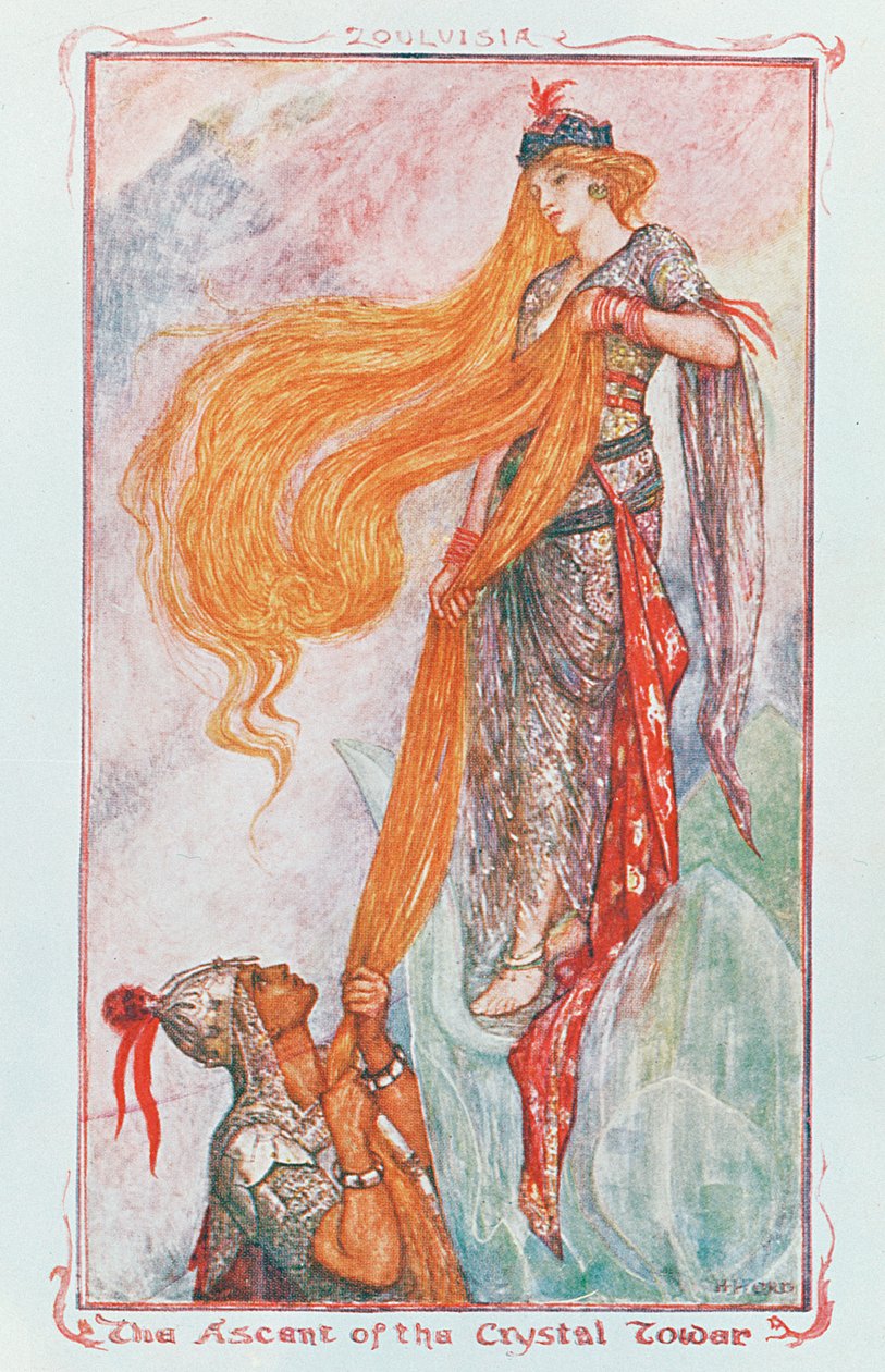 The Ascent of the Crystal Tower, illustration till 