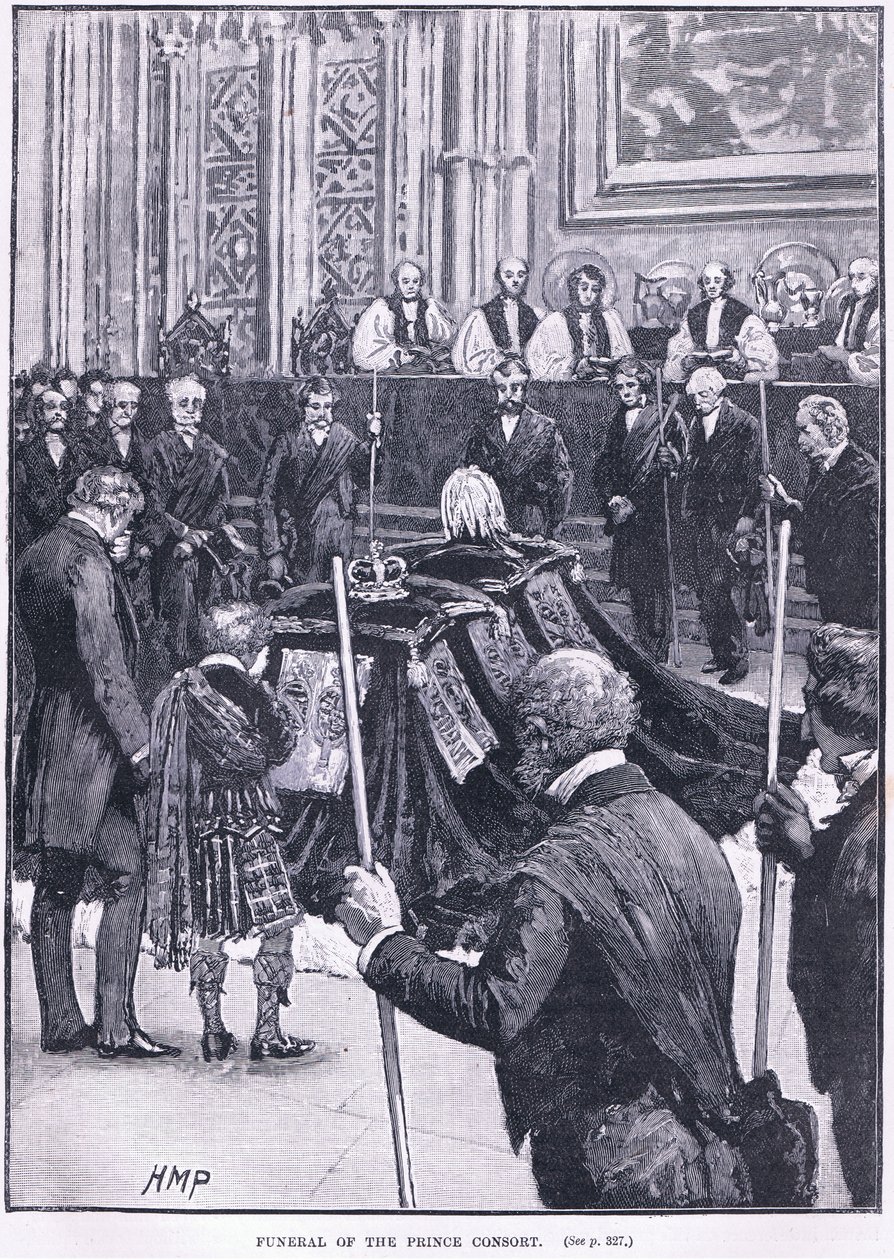 Prinsgemalens begravning 1862 e.Kr av Henry Marriott Paget
