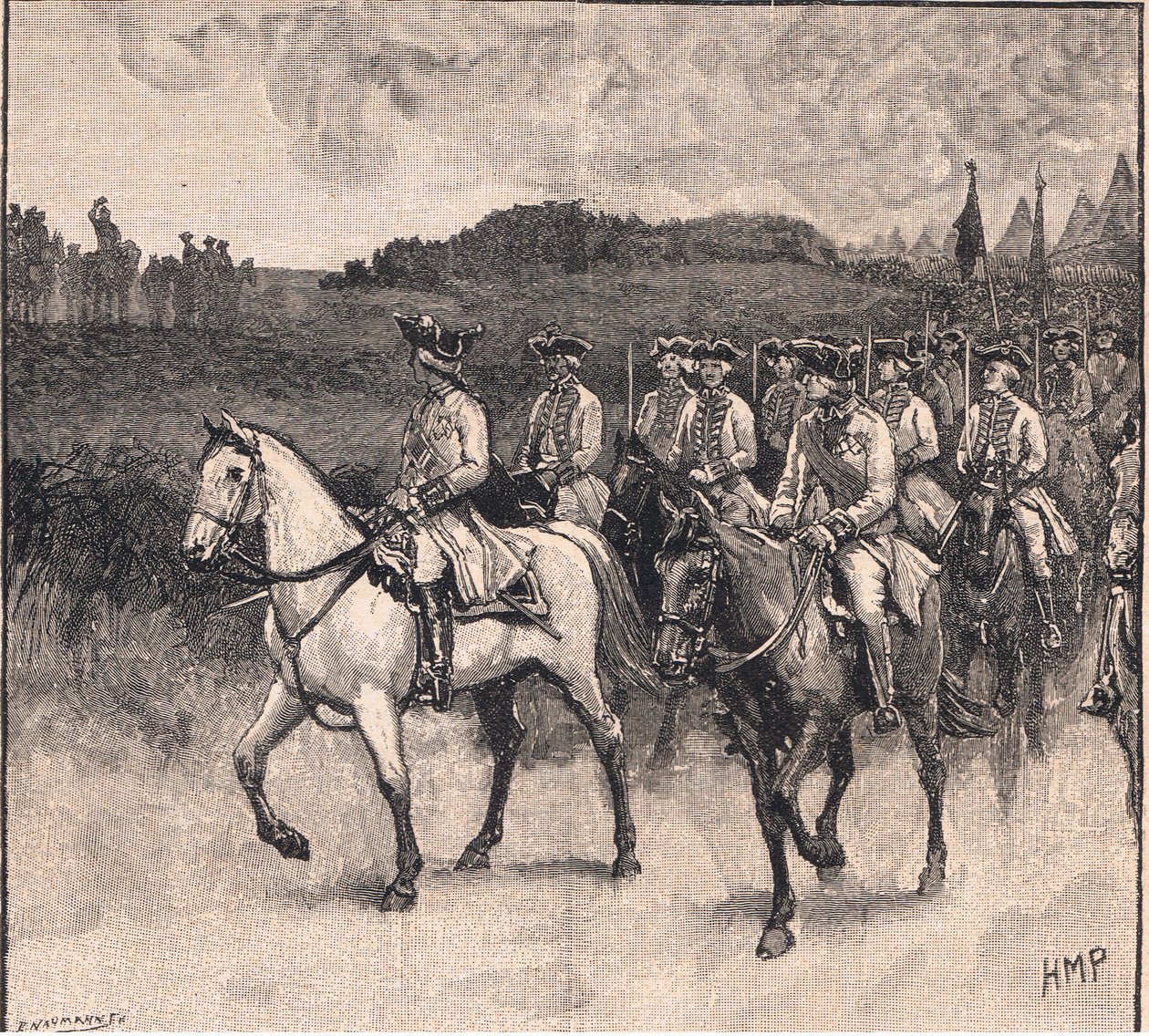 Överlämnande av Burgoyne vid Saratoga AD 1777 av Henry Marriott Paget