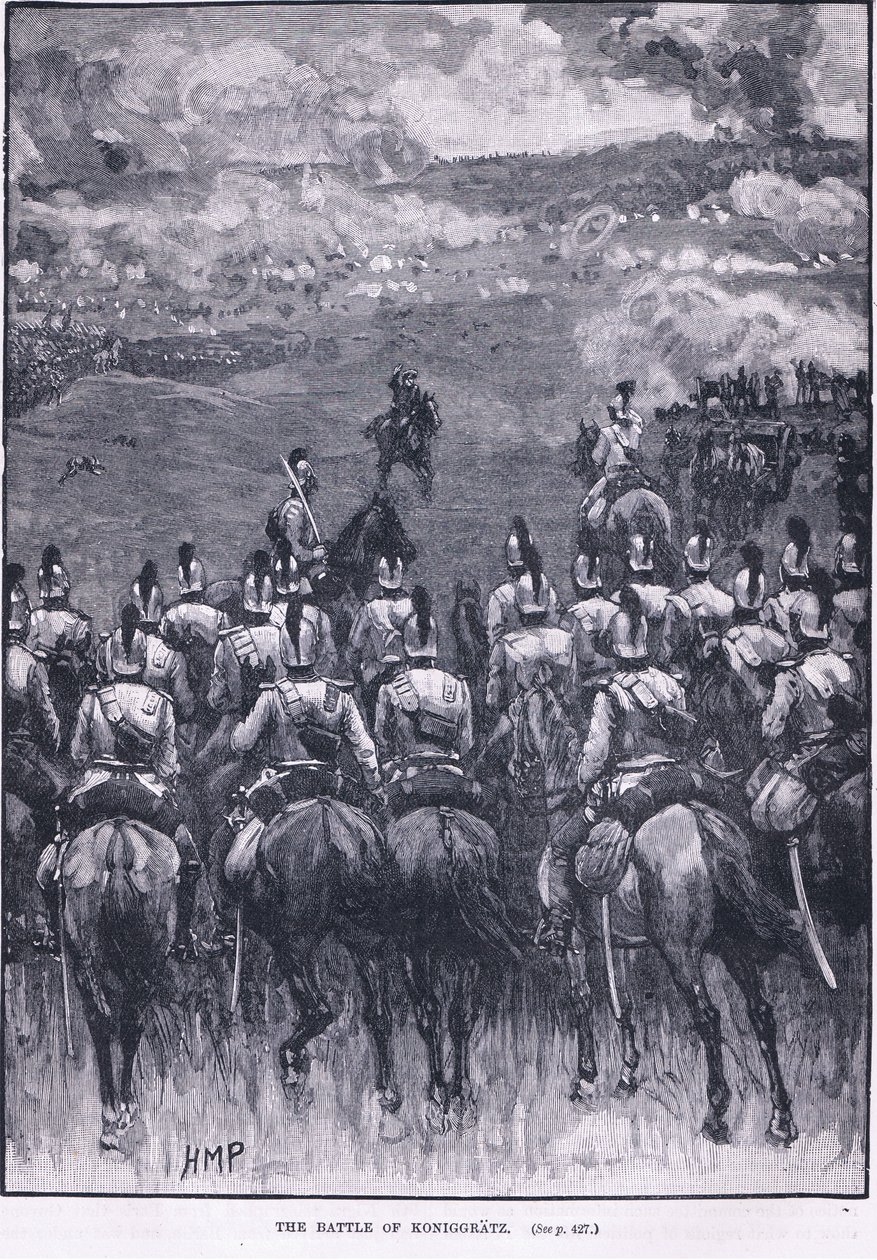 Slaget vid Koniggratz 1866 e.Kr av Henry Marriott Paget