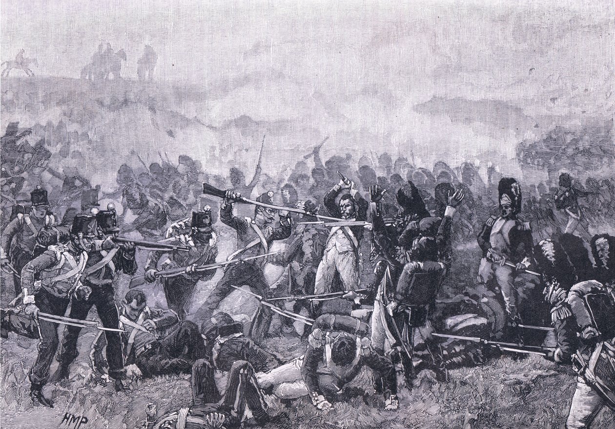 Slaget vid Waterloo AD 1815 av Henry Marriott Paget