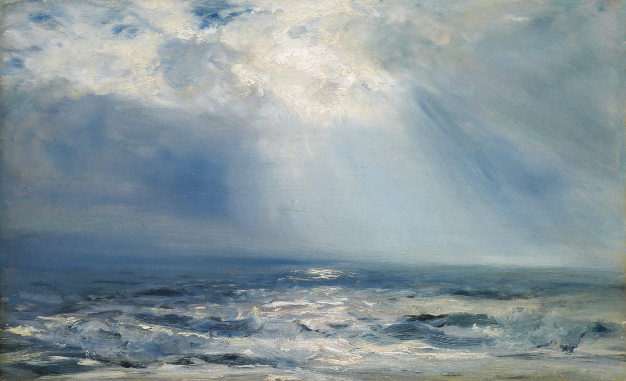 En solstråle över havet, 1890 av Henry Moore