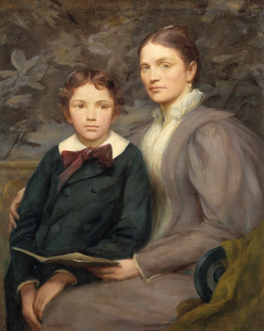 Mrs William T. Evans och hennes son av Henry O. Walker