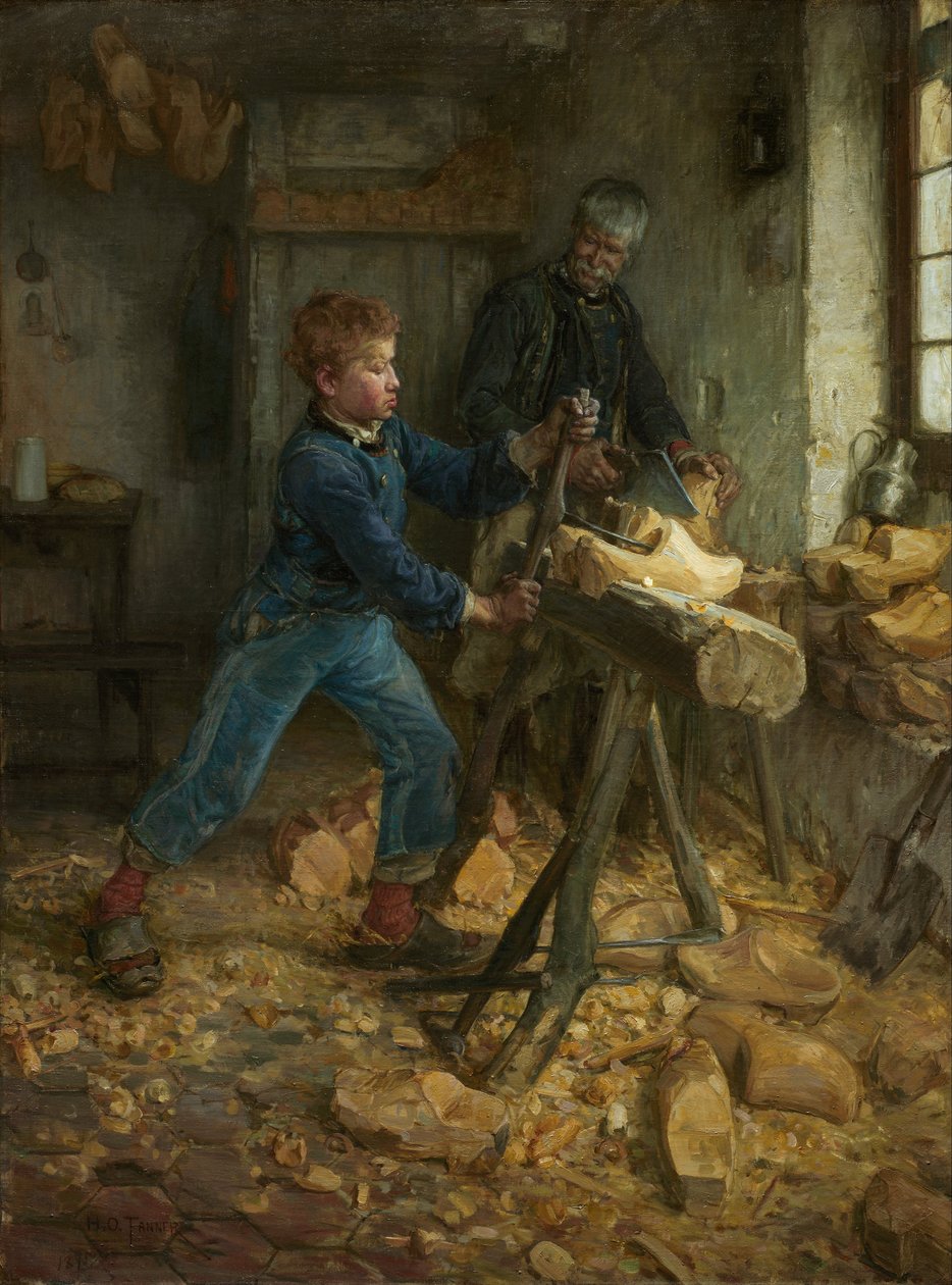 The Young Sabot Maker av Henry Ossawa Tanner
