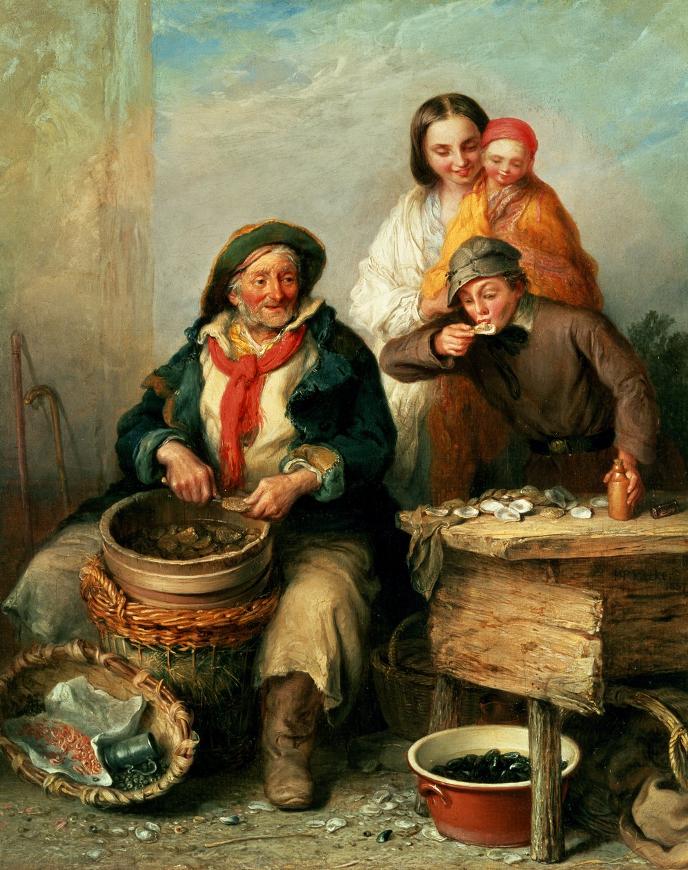 Ostron, unge herre av Henry Perlee Parker