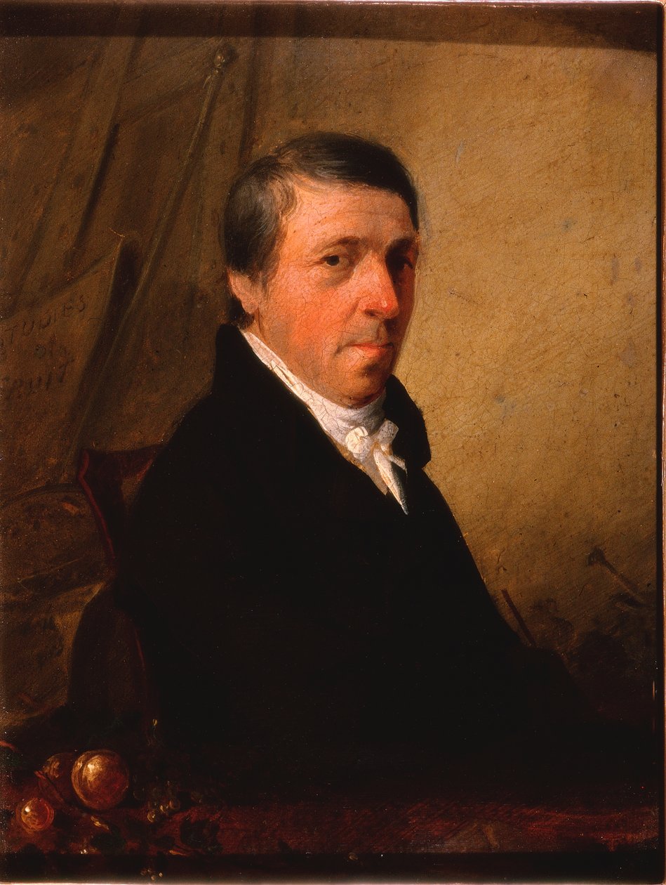 Porträtt av George Gray, ca 1815-19 (olja på metall) av Henry Perlee Parker