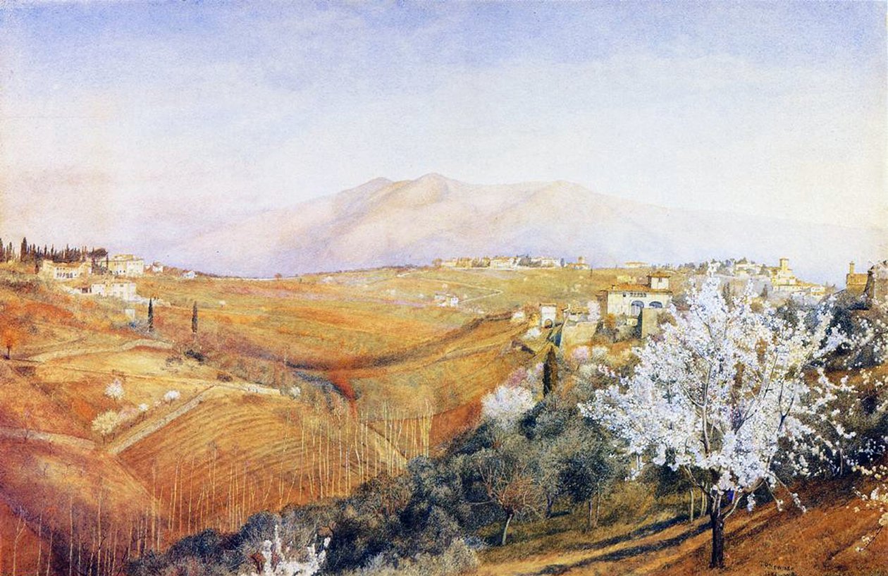 Toscana, Italien, 1886 av Henry Roderick Newman