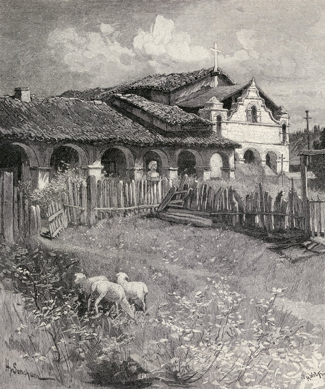 Mission San Antonio de Padua, Jolon, Kalifornien, från 