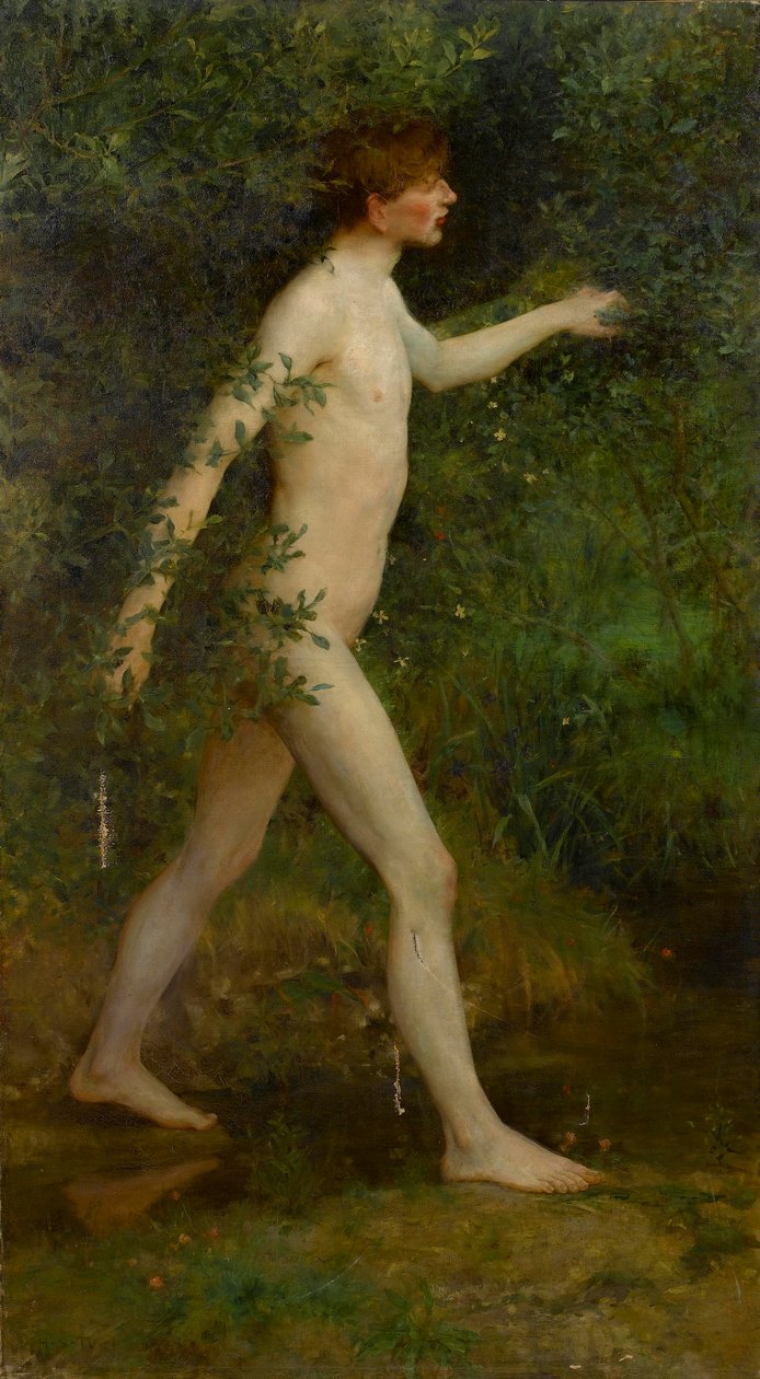  A woodland bathern av Henry Scott Tuke