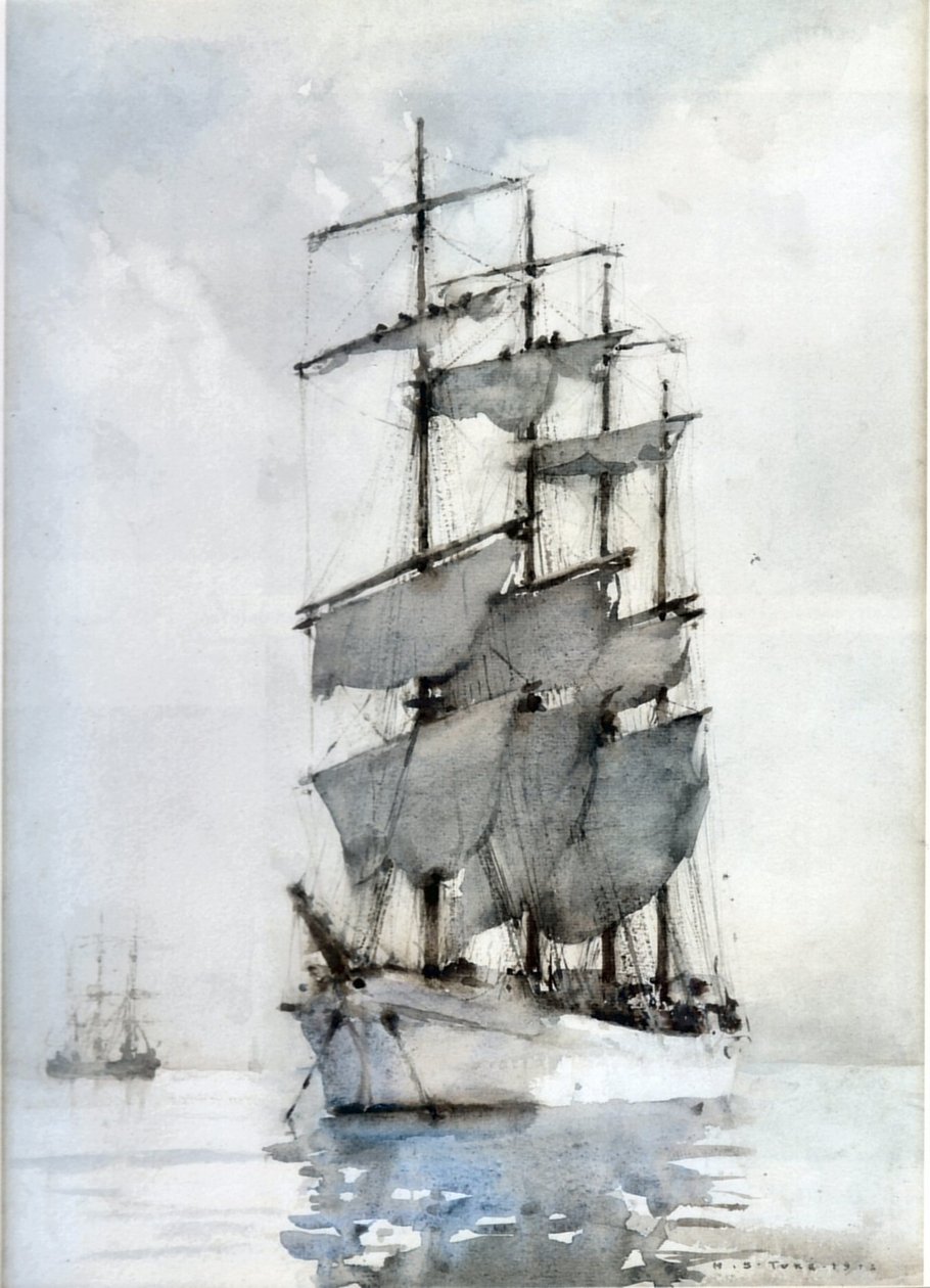  Fyramastad barken av Henry Scott Tuke