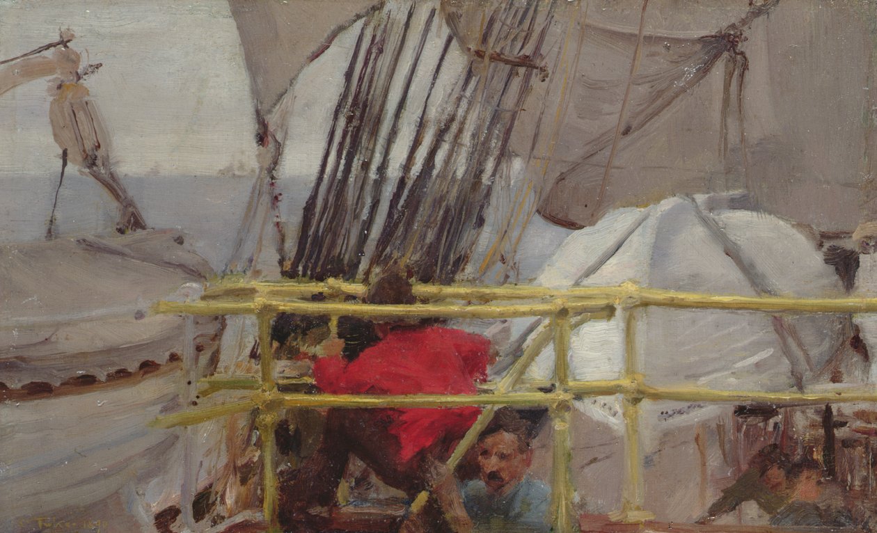 Ombord på segelfartyget 
