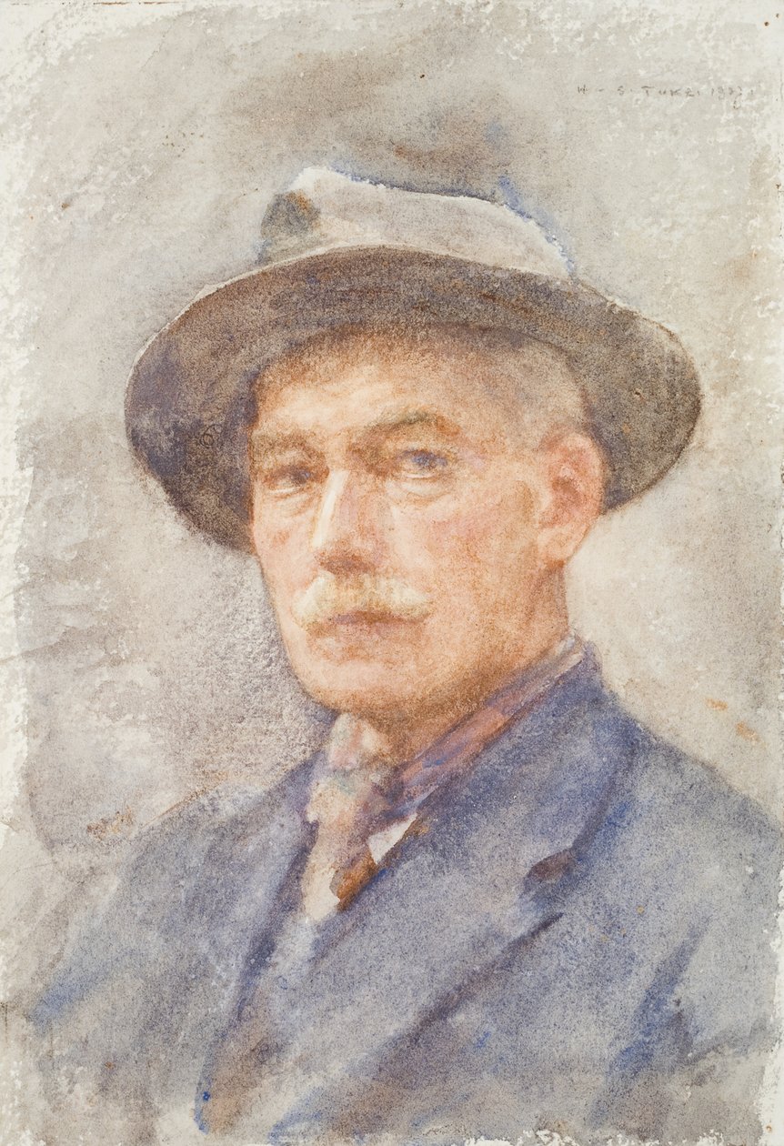 Självporträtt, 1927 av Henry Scott Tuke