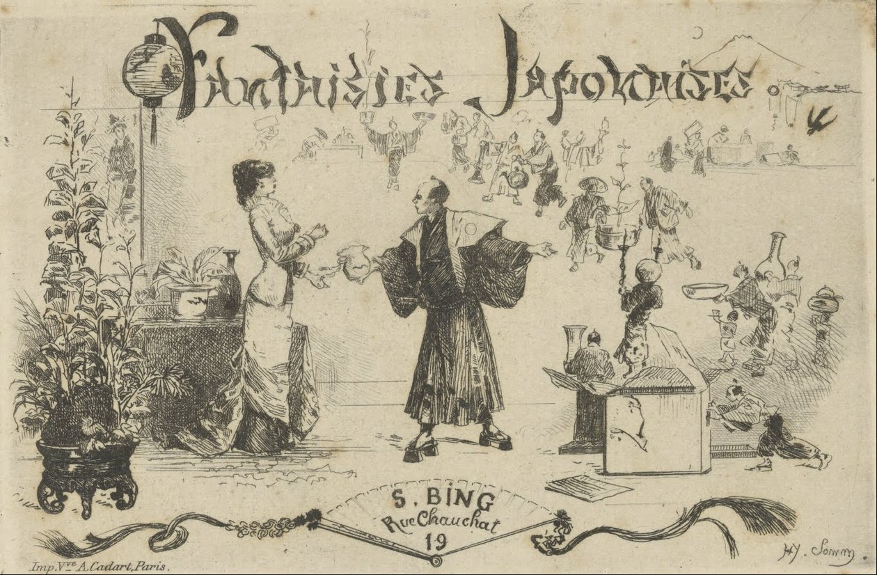 Japanska fantasier, S. Bing, Rue Chauchat av Henry Somm