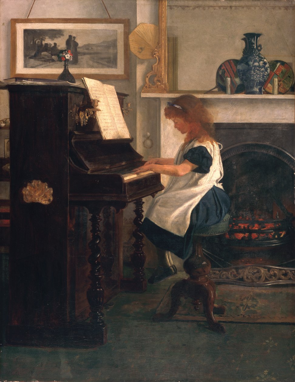 Vid pianot av Henry Stacey Marks
