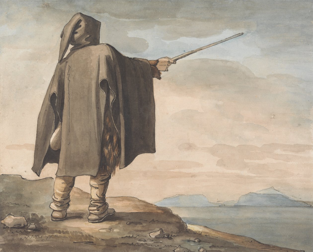 En bonde på berget Erix av Henry Tresham