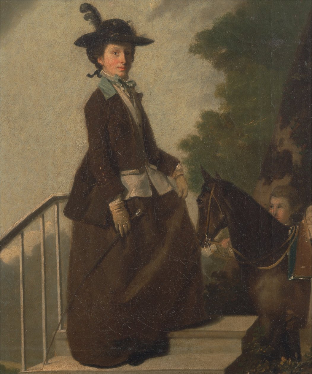 Elizabeth Bridgman, syster till konstnären av Henry Walton