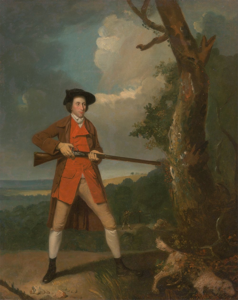 Porträtt av en idrottsman, möjligen Robert Rayner av Henry Walton