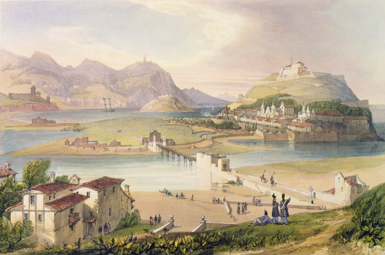 San Sebastian, 1838 sverige av Henry Wilkinson