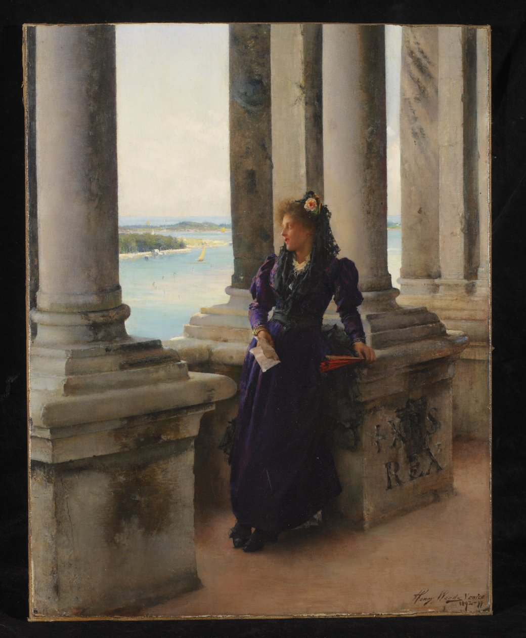 I klockstapeln i Markuskampanilen, Venedig, 1892 av Henry Woods