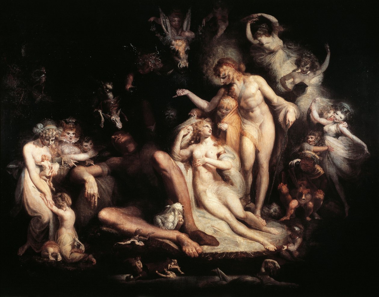 "The awakening of Titania" av Henry  Fuseli