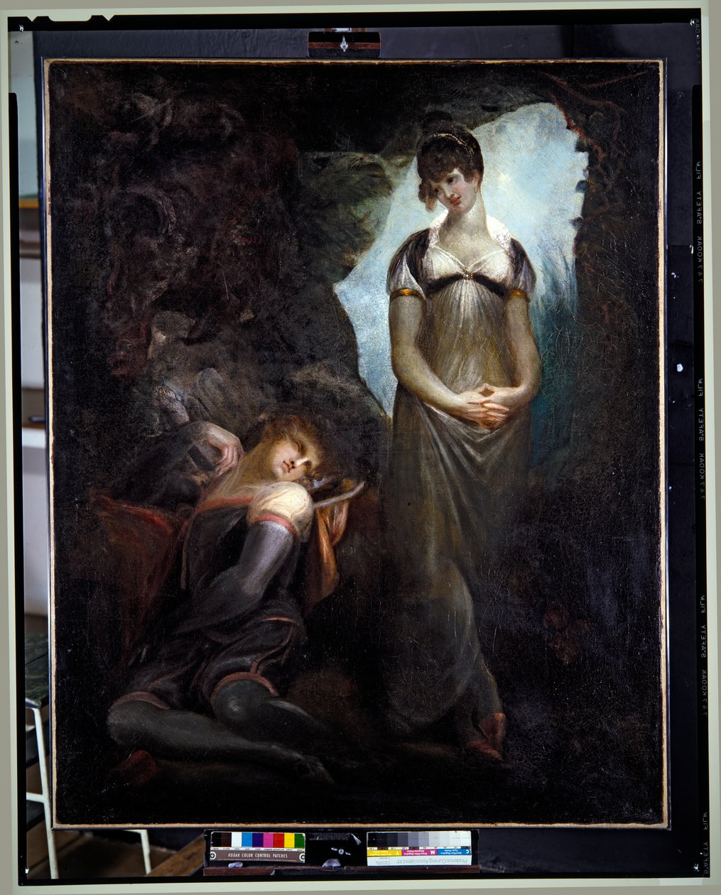 Den unge Milton, ca 1796-99 (olja på duk) av Henry (1741 1825) Fuseli