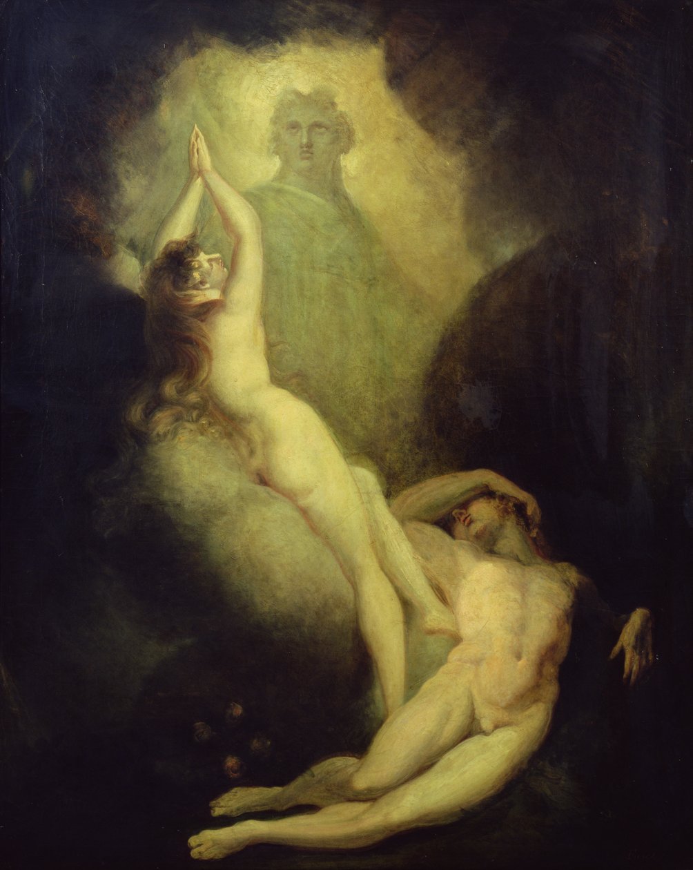 The Creation of Eve från Milton, Paradise Lost VIII (olja på duk) av Henry  Fuseli