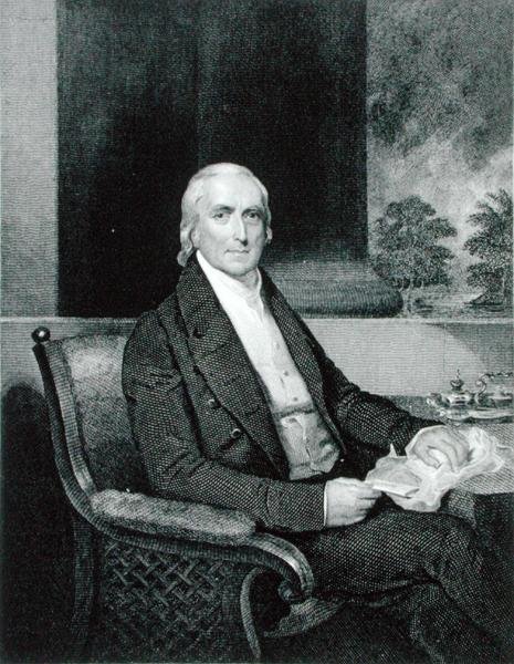Philip Syng Physick (1768-1837) graverad av Richard W. Dodson (1812-67) (gravyr) av Henry (after) Inman