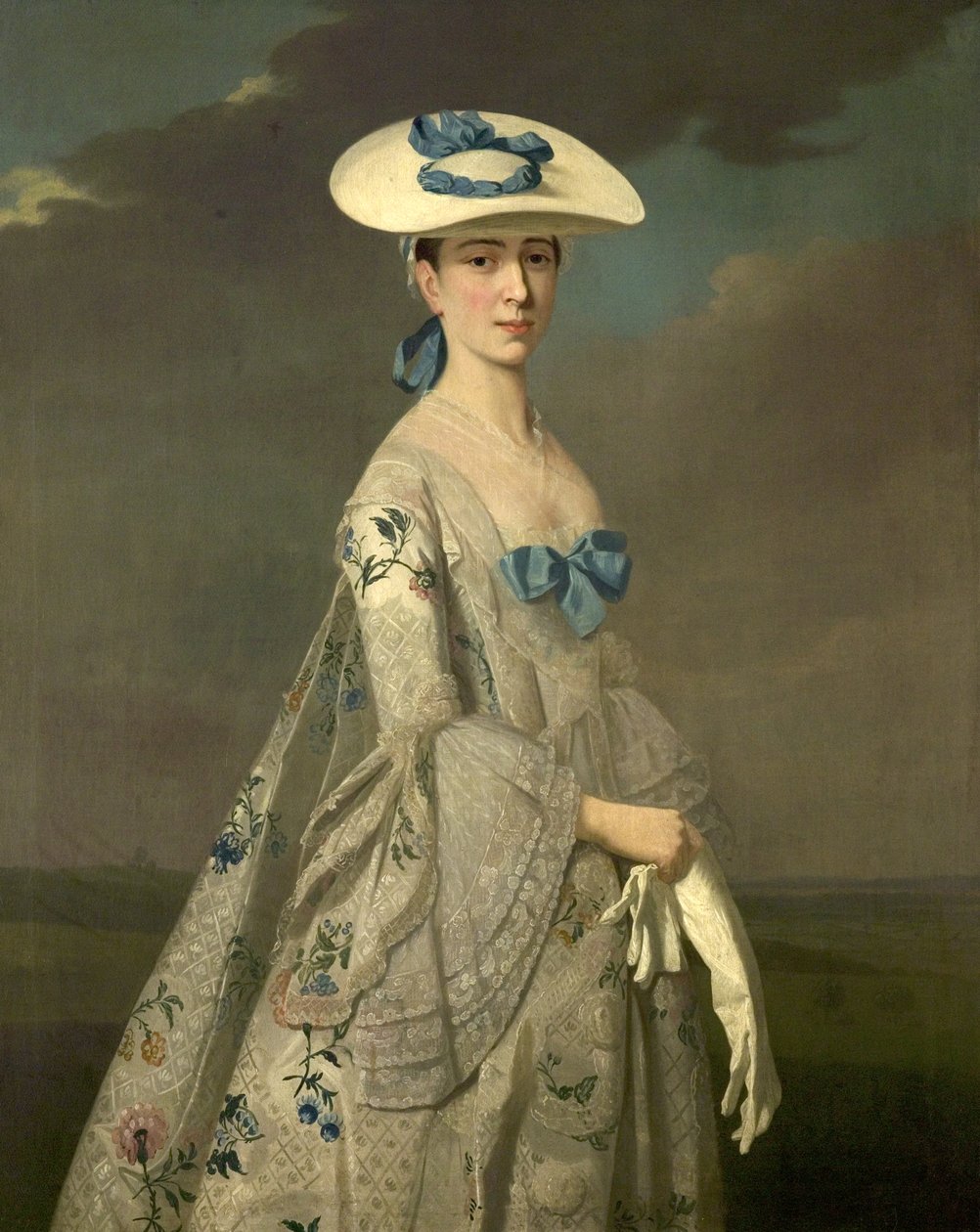 Miss Dixie, ca 1750-55 (olja på duk) av Henry (attr.to) Pickering