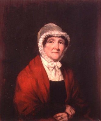 Porträtt av Mrs Janet Scott, född McKellock (olja på duk) av Henry (follower of) Raeburn