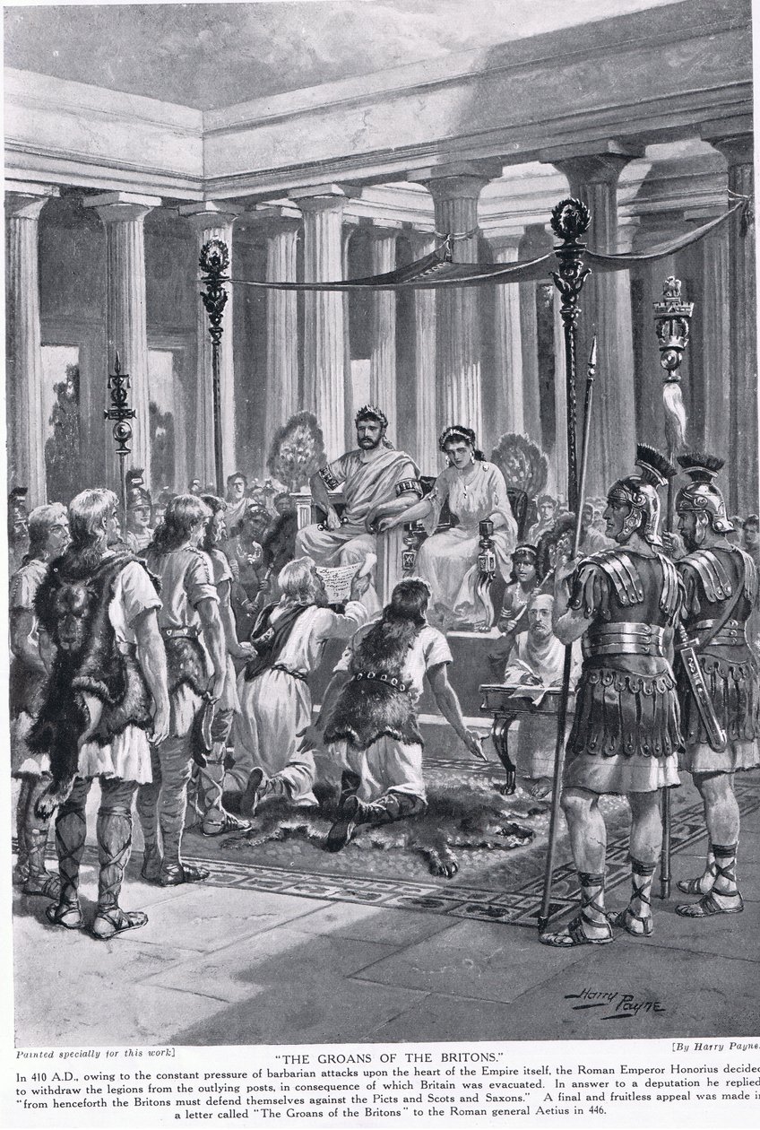 Britternas stön, illustration från 
