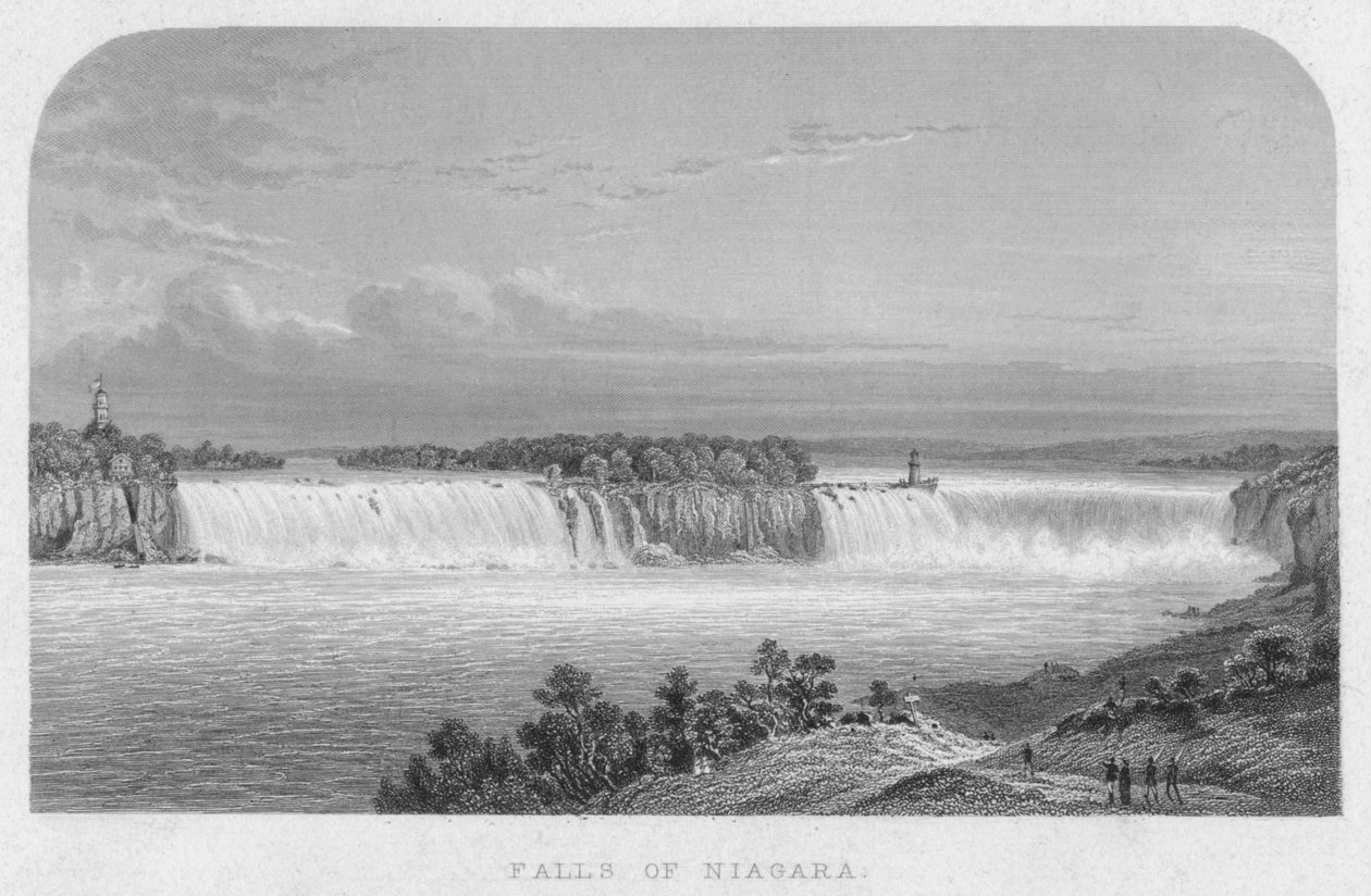 Falls of Niagara, mitten av 1800-talet. av Henry Adlard
