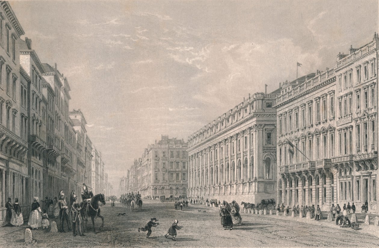 Rue du Chapeau Rouge, Bordeaux, mitten av 1800-talet. av Henry Adlard