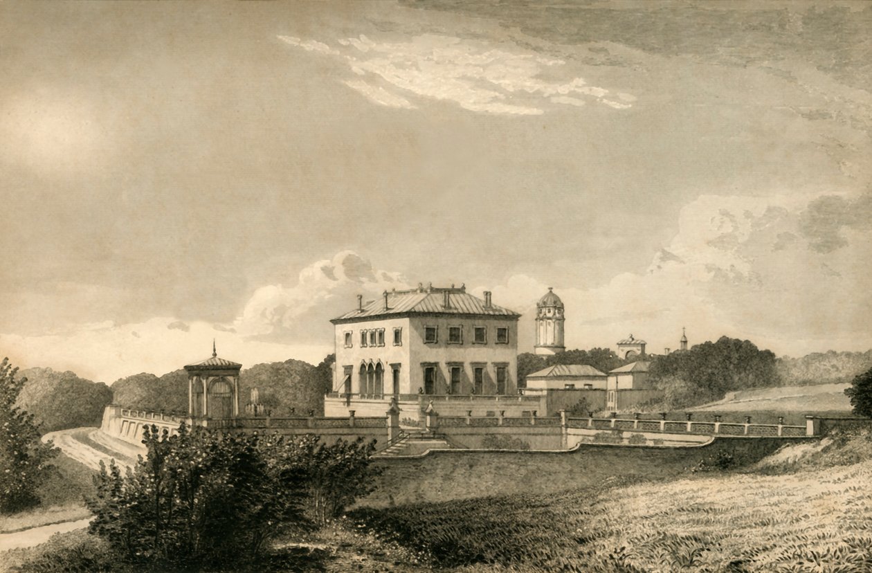 "The Park, Brighton", 1835. av Henry Alexander Ogg
