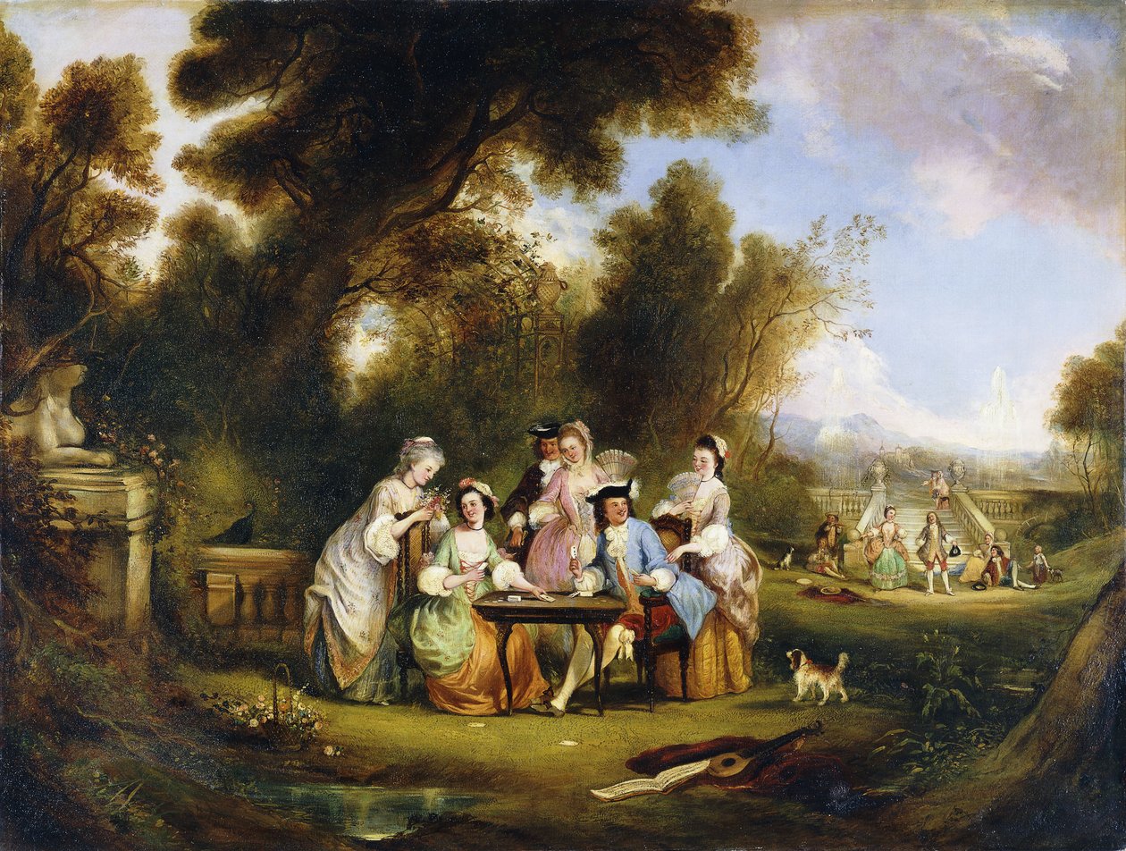 Kortspelarna, av Henry Andrews