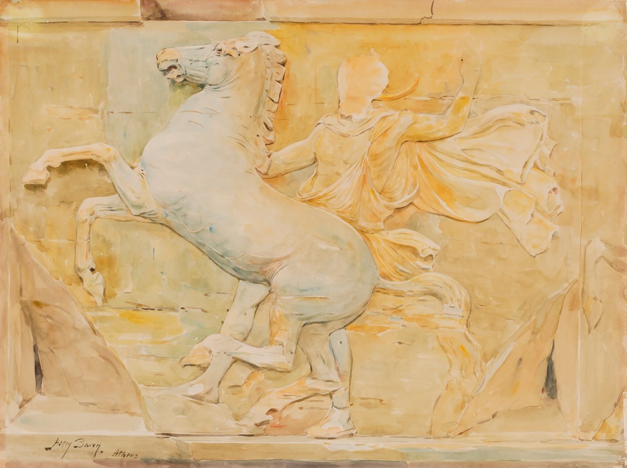 Centrala metopen på frisen av Phidias, Parthenon av Henry Bacon