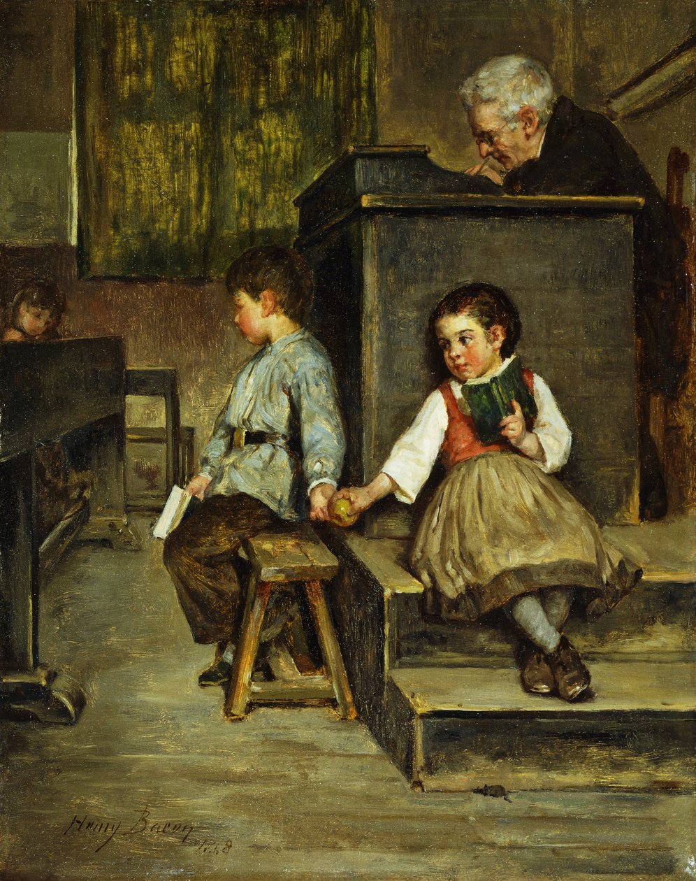 Klassrummet, 1868 av Henry Bacon