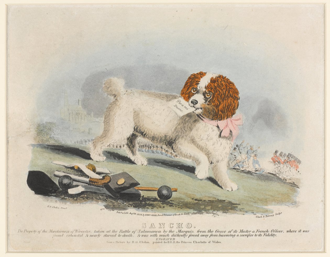 ?Sancho?, Slaget vid Salamanca, 1812 av Henry Bernard Chalon