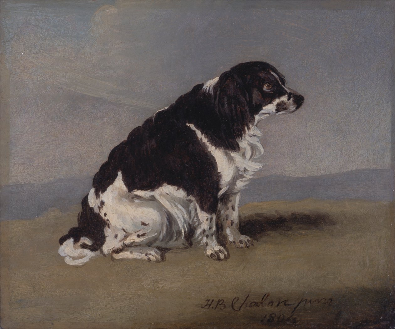 Hertiginnan av Yorks spaniel av Henry Bernard Chalon