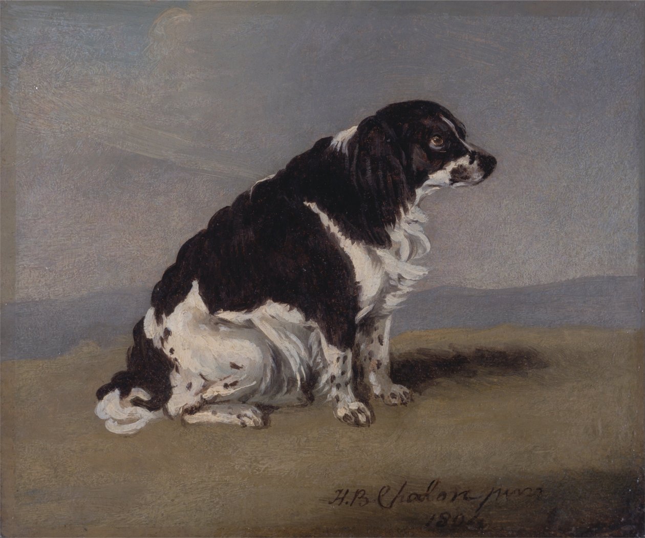 Hertiginnan av Yorks spaniel av Henry Bernard Chalon