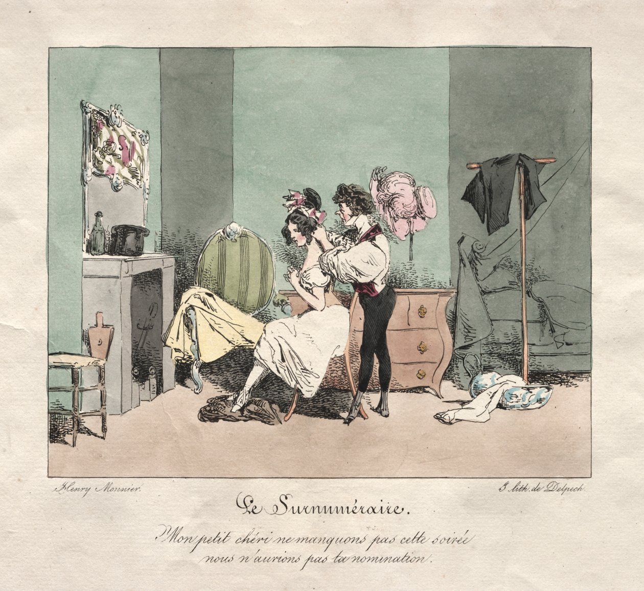 Administrativ tull: Supernumerär av Henry Bonaventure Monnier