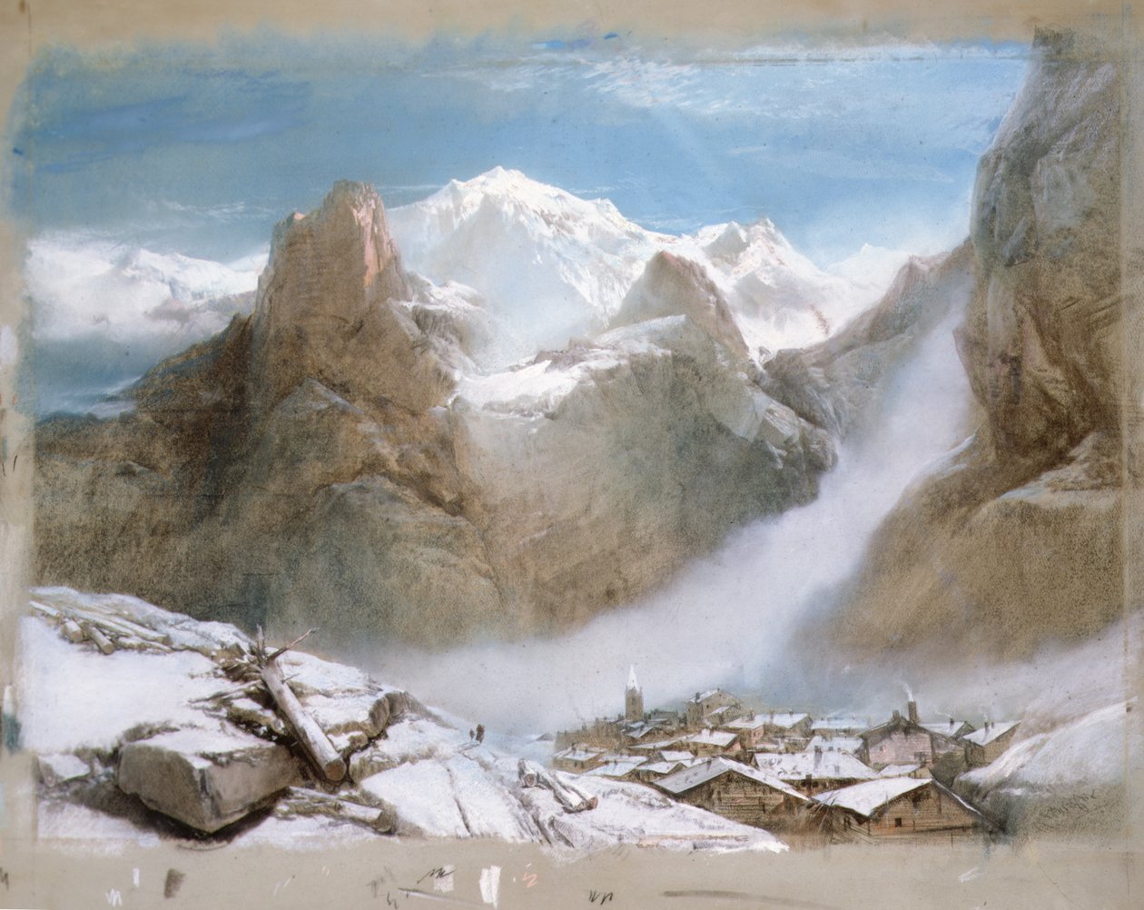 Mont Blanc av Henry Bright