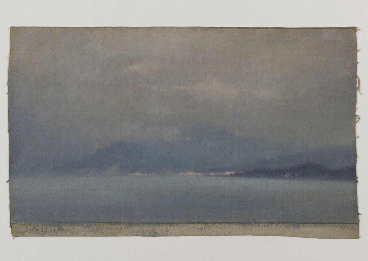 Landskapsstudie av Henry Brokman Knudsen