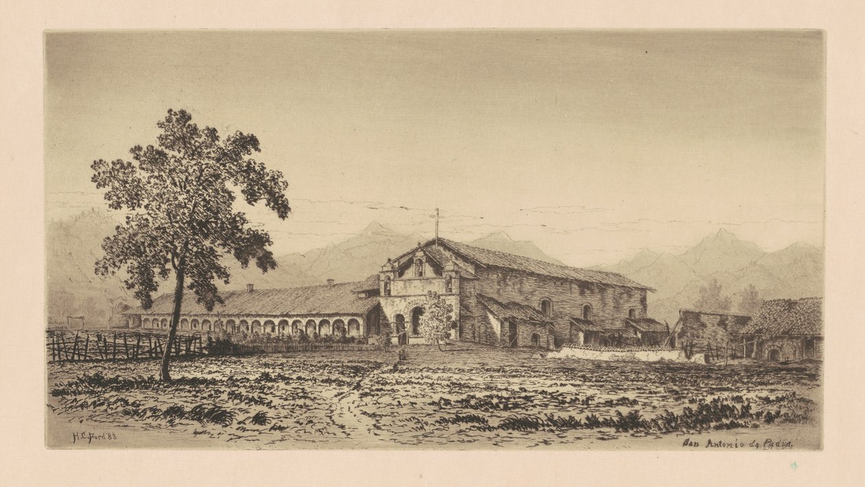 Mission St. Antonius av Padua av Henry Chapman Ford