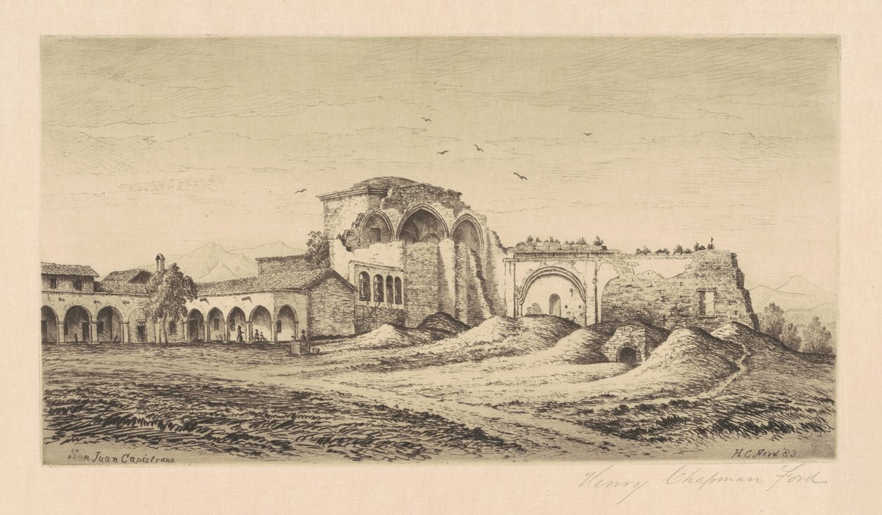 St John Capistrano Mission, av Henry Chapman Ford