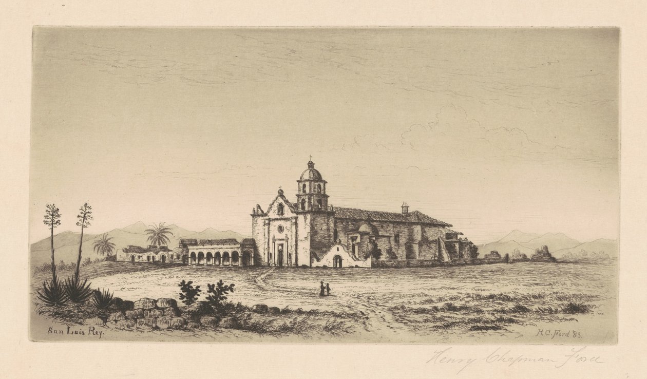 Mission San Luis Rey de Francia av Henry Chapman Ford